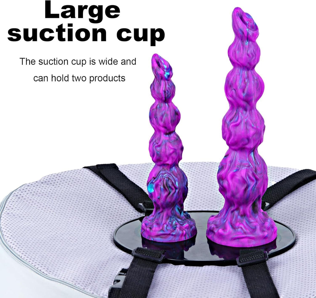 VelvetTwin XL Suction Cup Dildo Saddle