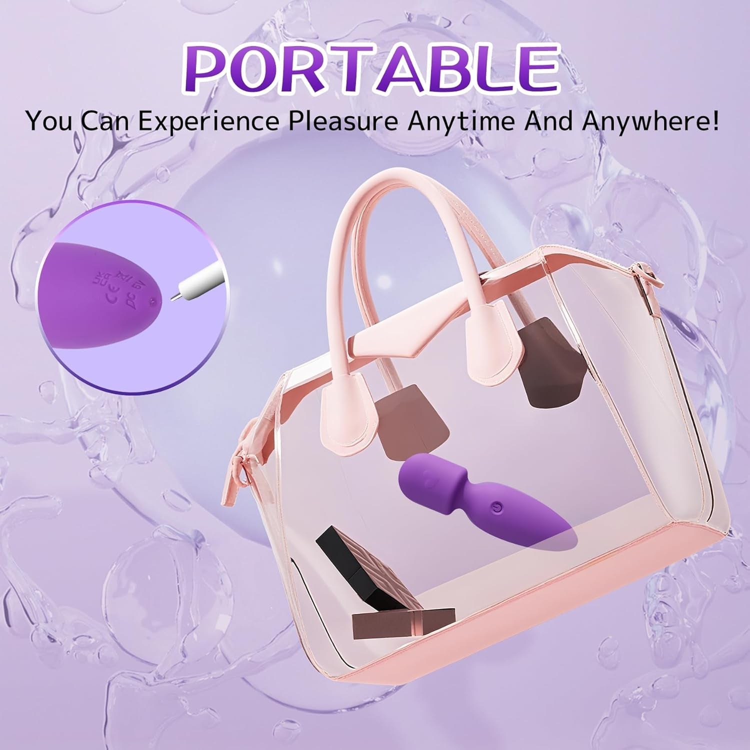 VelvetVibe Mini Bullet Vibrator Wand