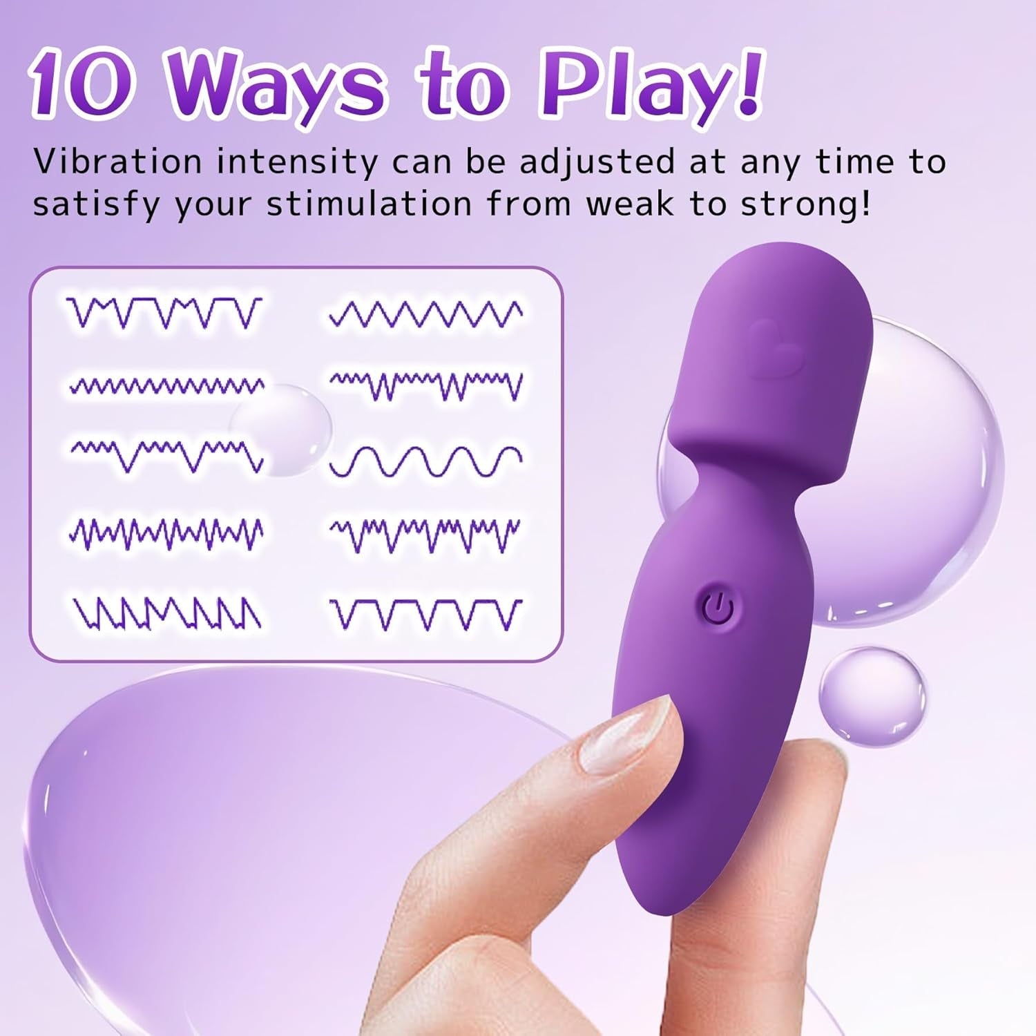 VelvetVibe Mini Bullet Vibrator Wand