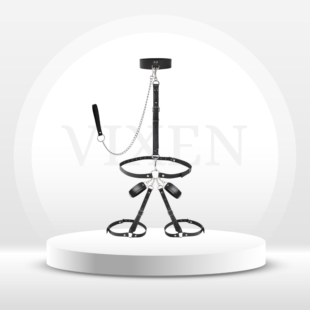 VelvetVice Wrist & Thigh BDSM Harness