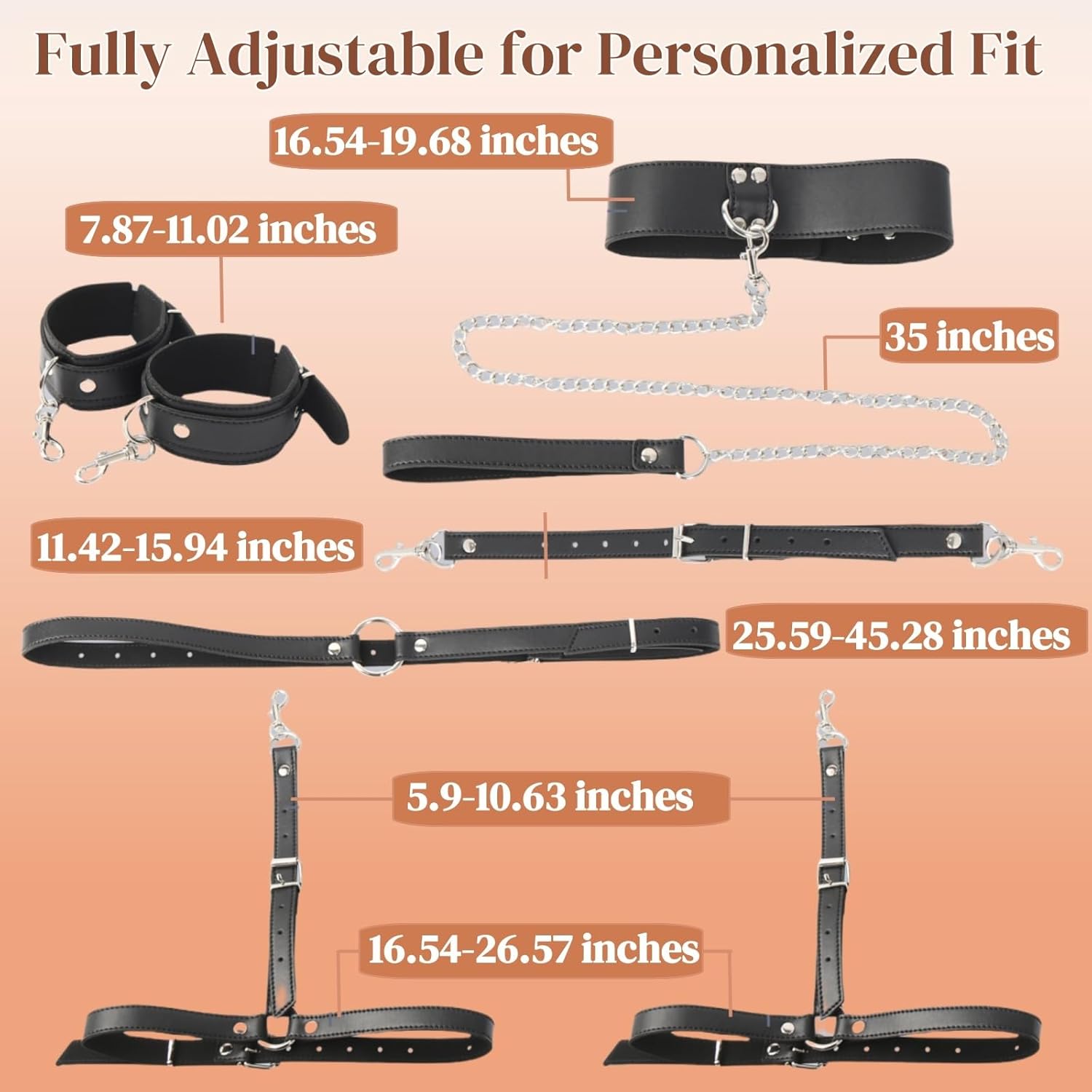 VelvetVice Wrist & Thigh BDSM Harness
