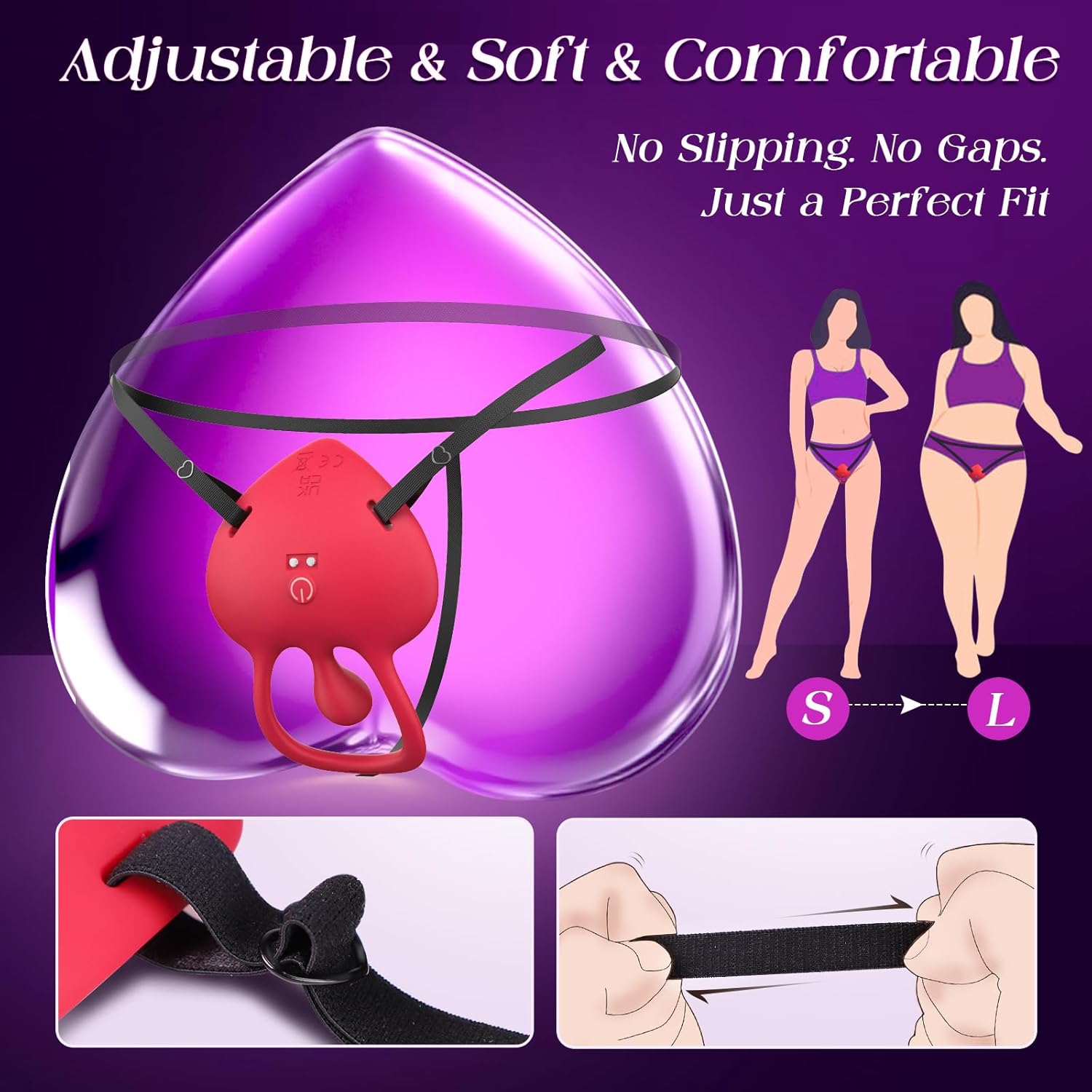 VelviBond Wearable Couples Cock Ring Vibrator