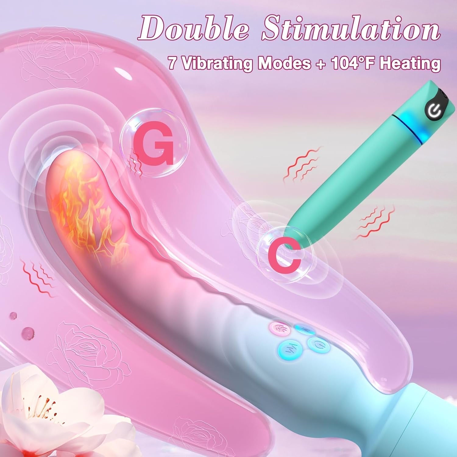 VibeDuo Wand & Bullet Vibrator Set