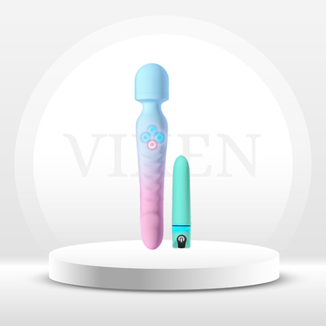 VibeDuo Wand & Bullet Vibrator Set