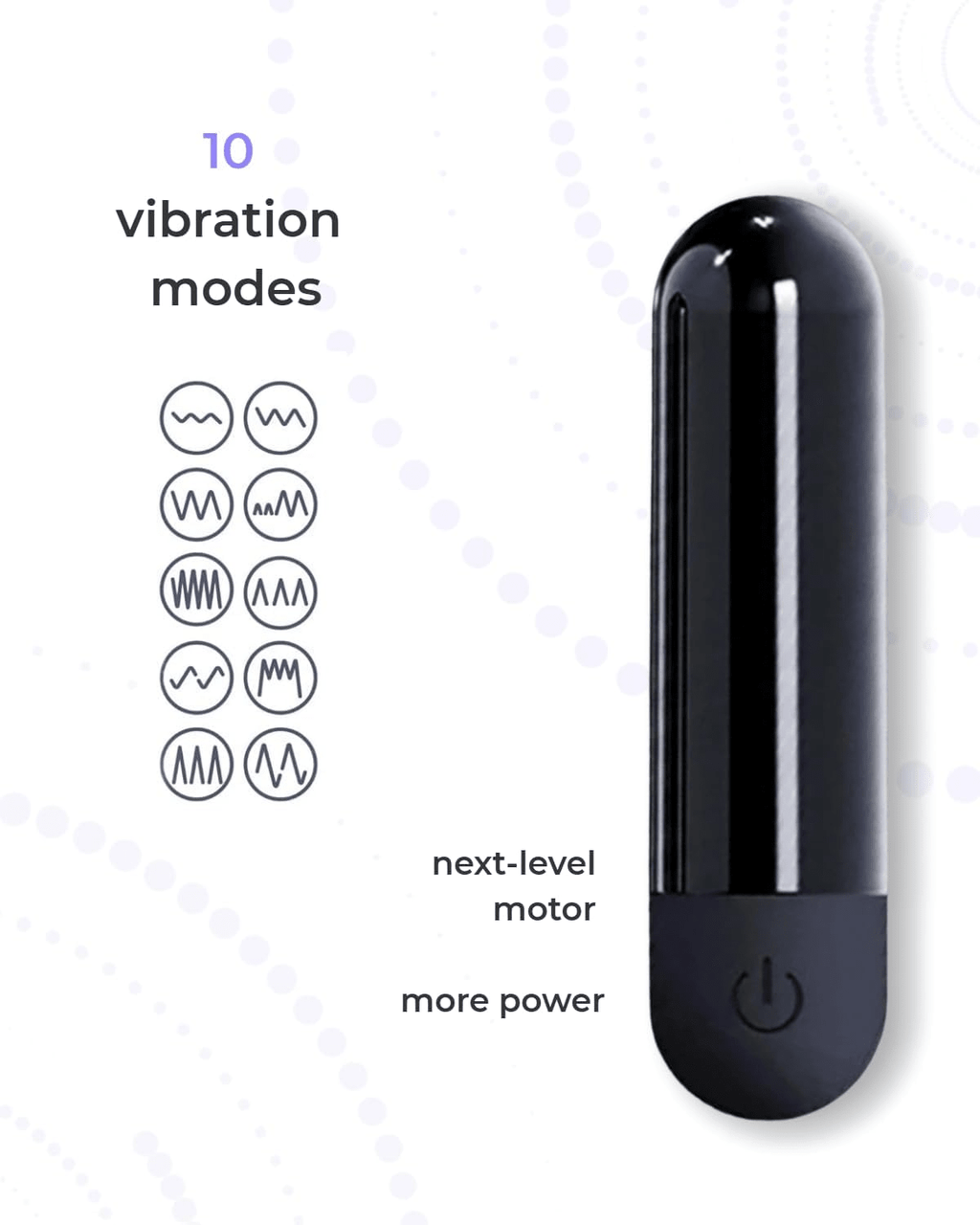 VibeEase Mini Bullet Vibrator for Clit & Nipple Stimulation