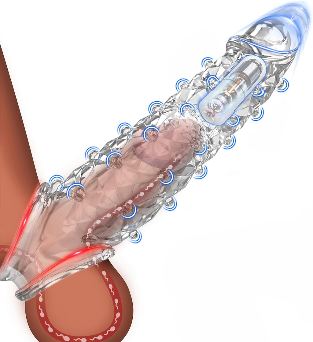 VibeFit Reusable Vibrating Penis Sleeve