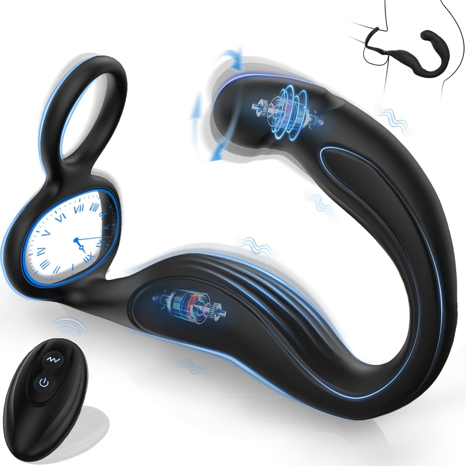 VibeFlex 360° Prostate Massager Cock Ring
