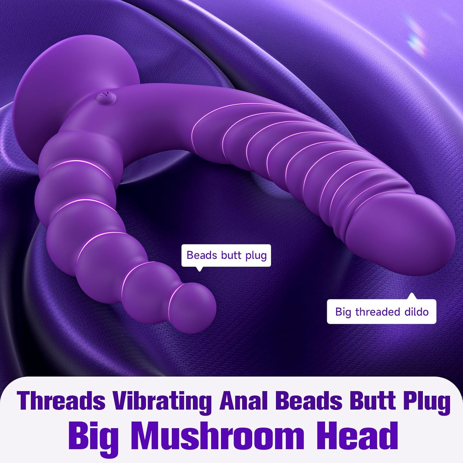 VibeFlex Double-Ended Vibrating Dildo