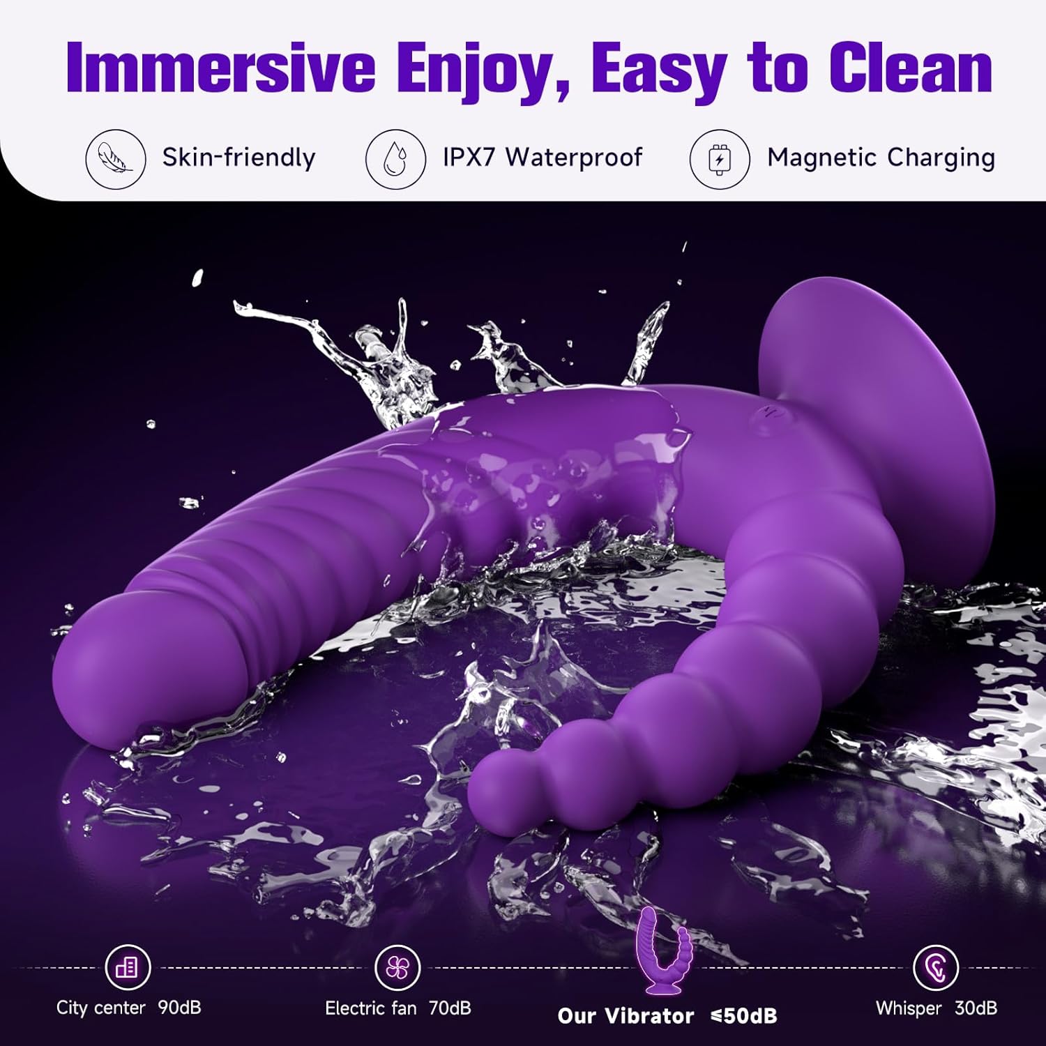 VibeFlex Double-Ended Vibrating Dildo
