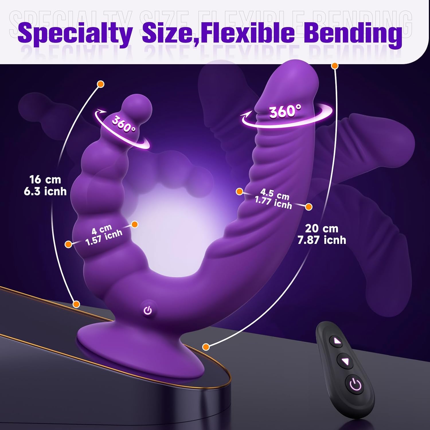 VibeFlex Double-Ended Vibrating Dildo