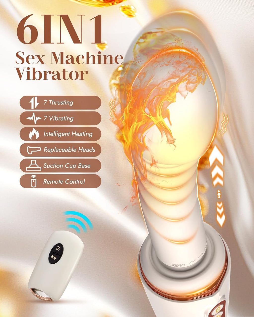 VibeForce Remote Thrusting Sex Machine