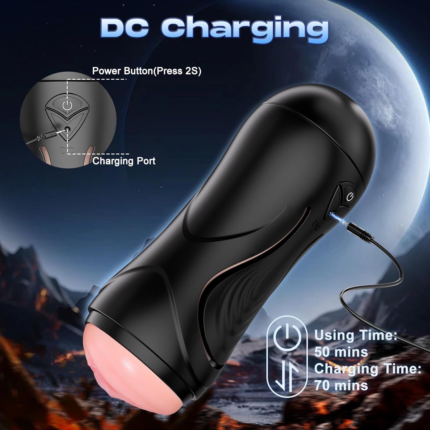 VibeLock App-Controlled Fleshlight Vibrator
