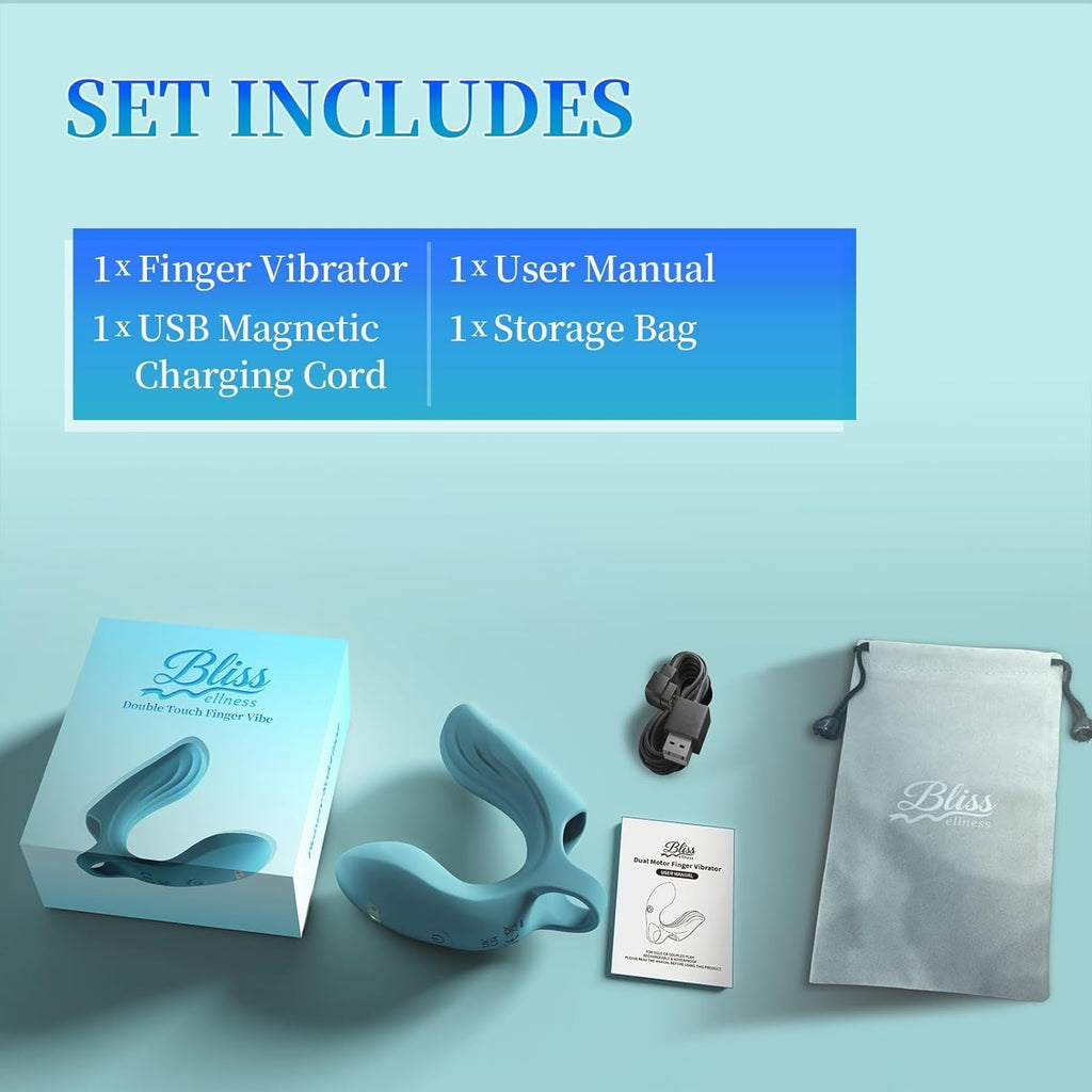 VibeLoop Dual Motor Finger Vibrator
