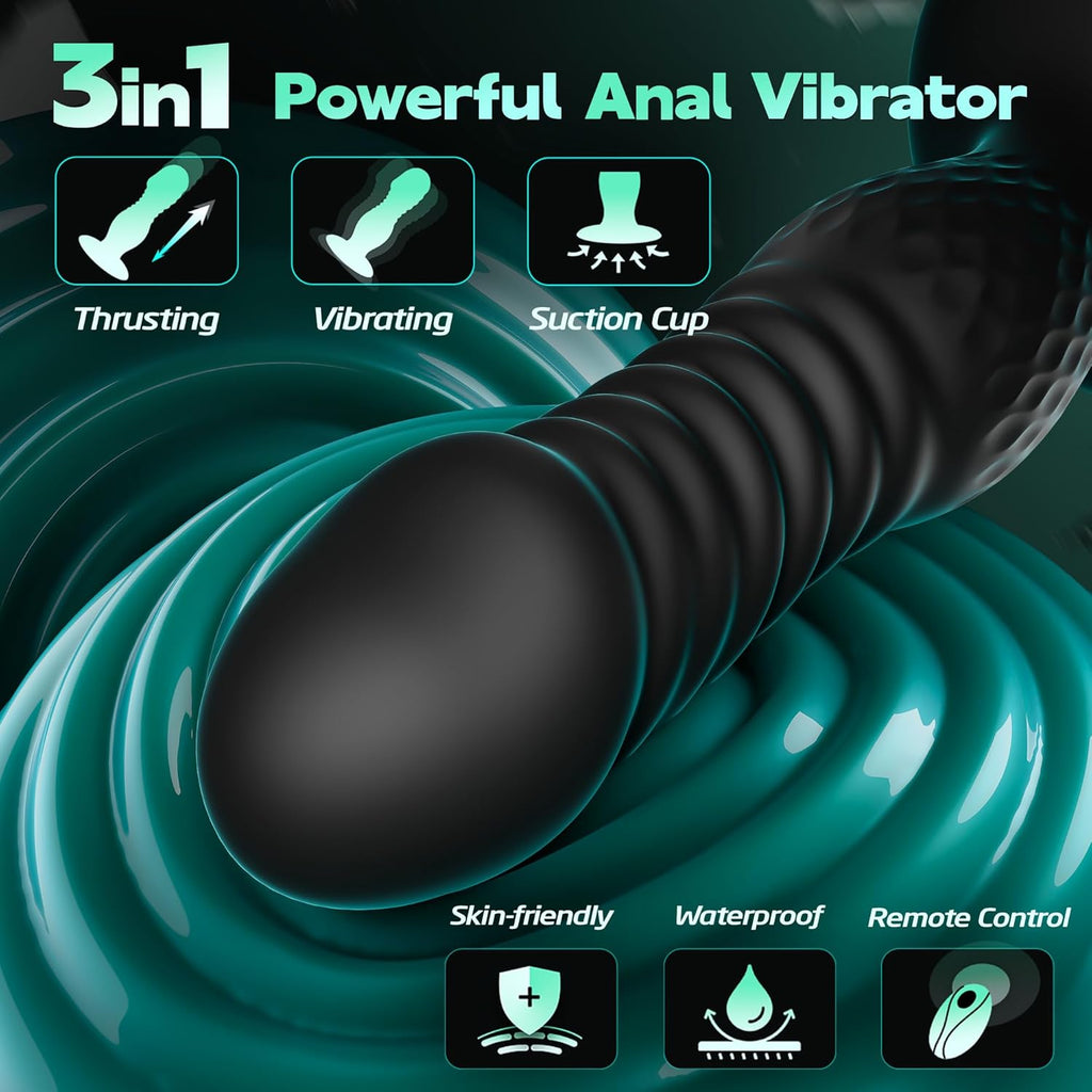 VibeMaster Prostate & G-Spot Vibrating Plug
