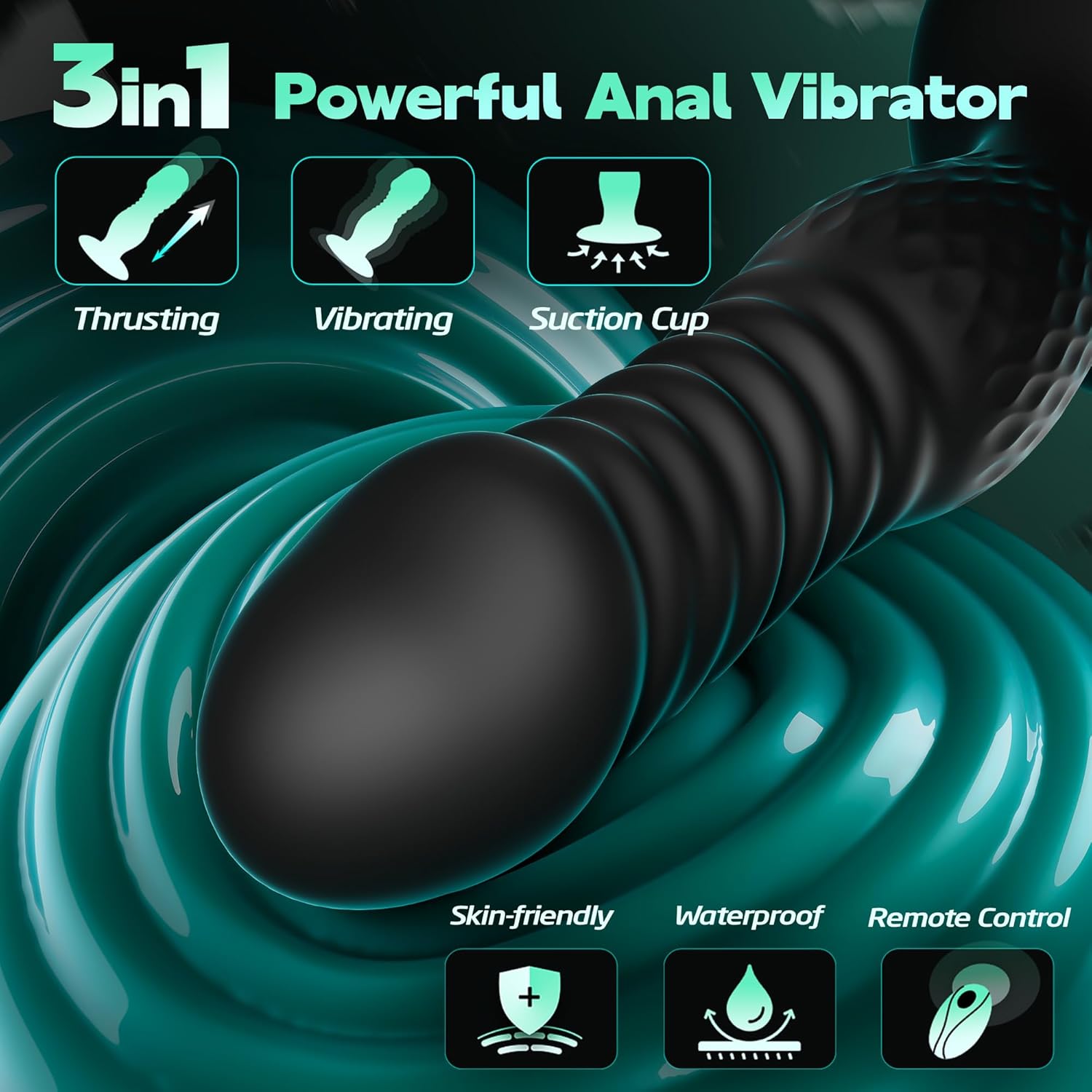 VibeMaster Prostate & G-Spot Vibrating Plug