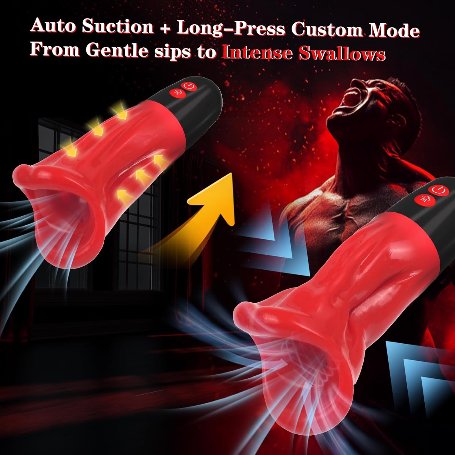 VibeQuad 4-in-1 Suction & Vibration Male Stroker