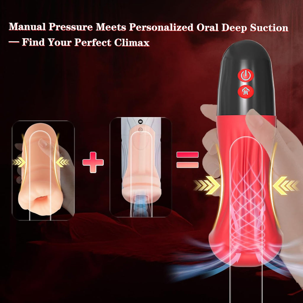 VibeQuad 4-in-1 Suction & Vibration Male Stroker