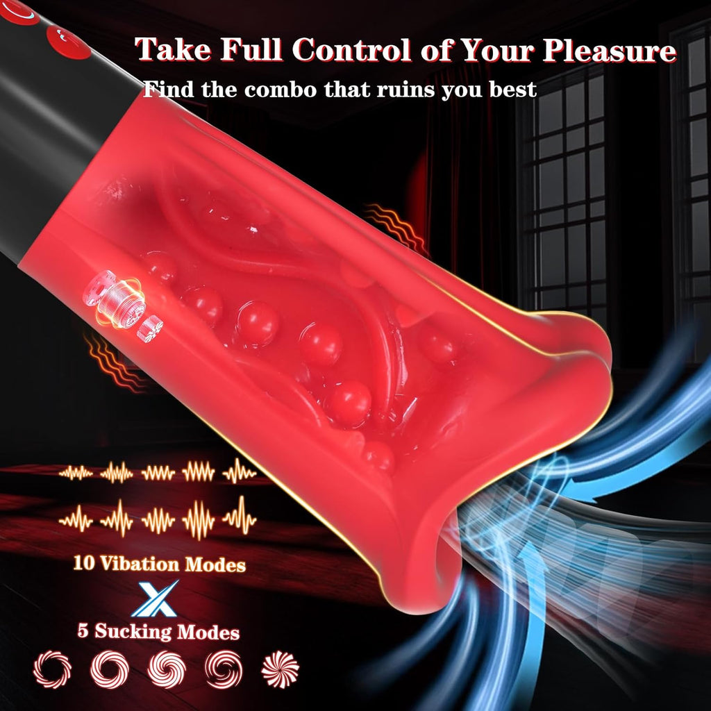 VibeQuad 4-in-1 Suction & Vibration Male Stroker