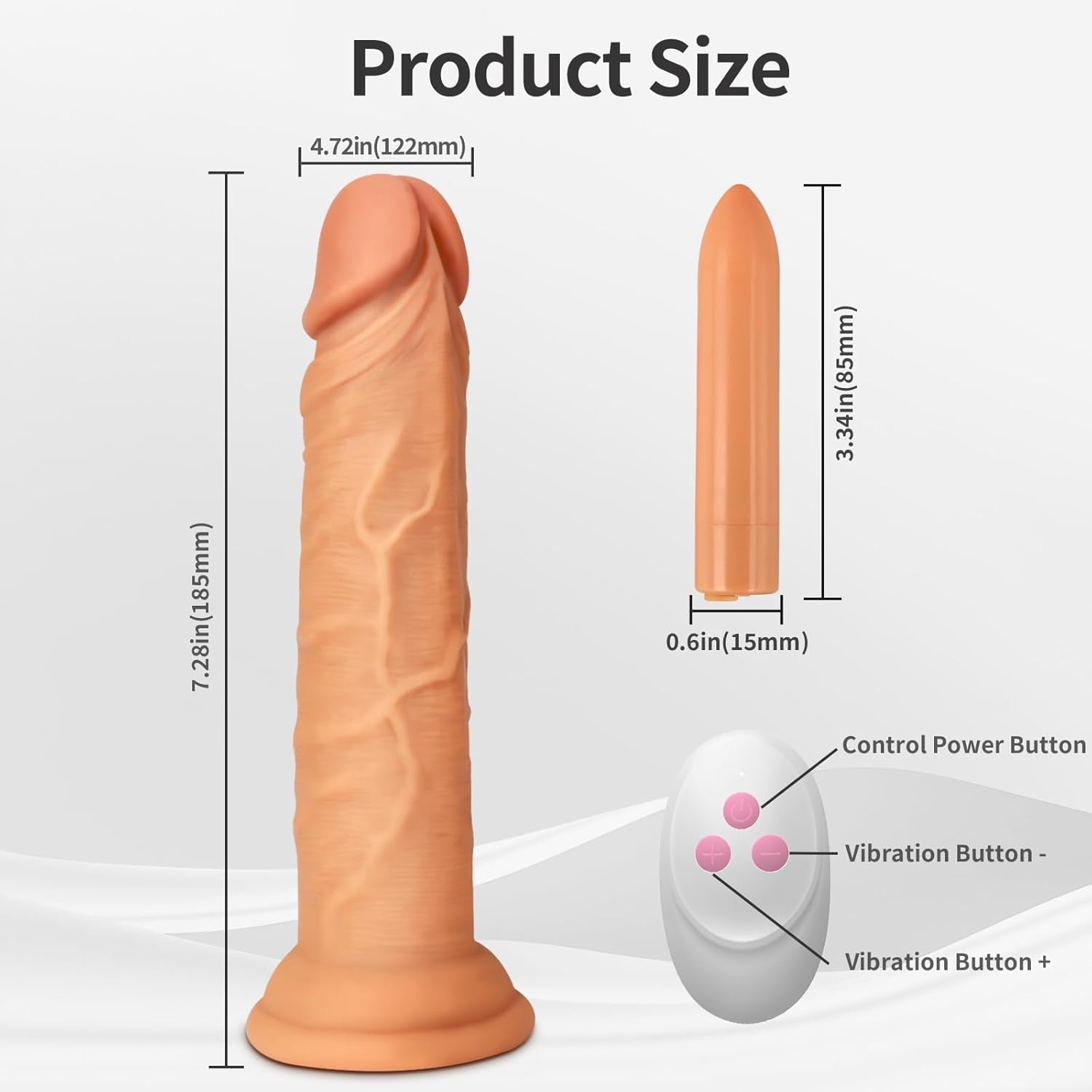 VibeSet Dildo Harness with Bullet Vibrator