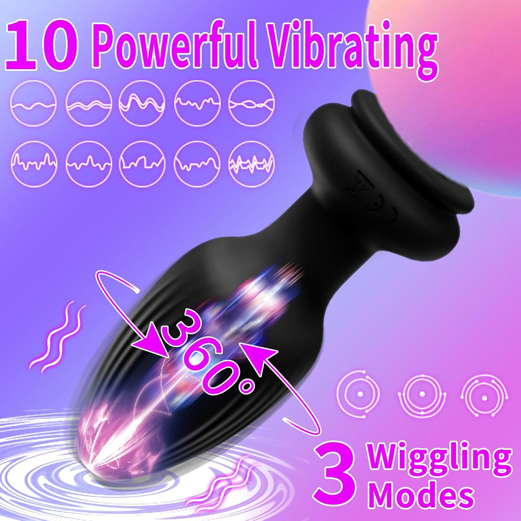 VibeTail Remote Vibrating Fox Tail Butt Plug
