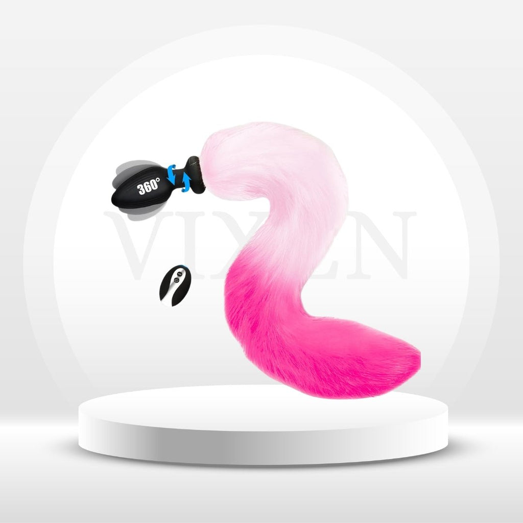 VibeTail Remote Vibrating Fox Tail Butt Plug