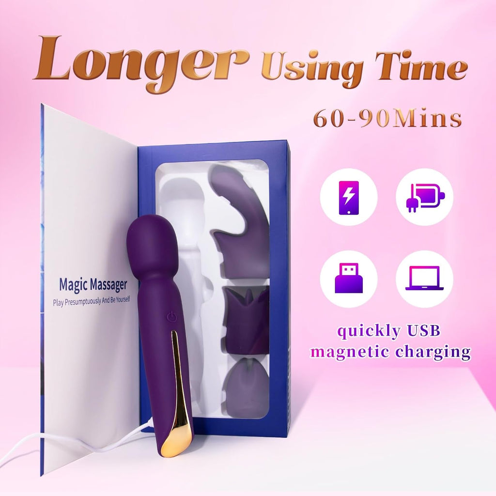 VibeVerse 4-in-1 Wand Vibrator Kit