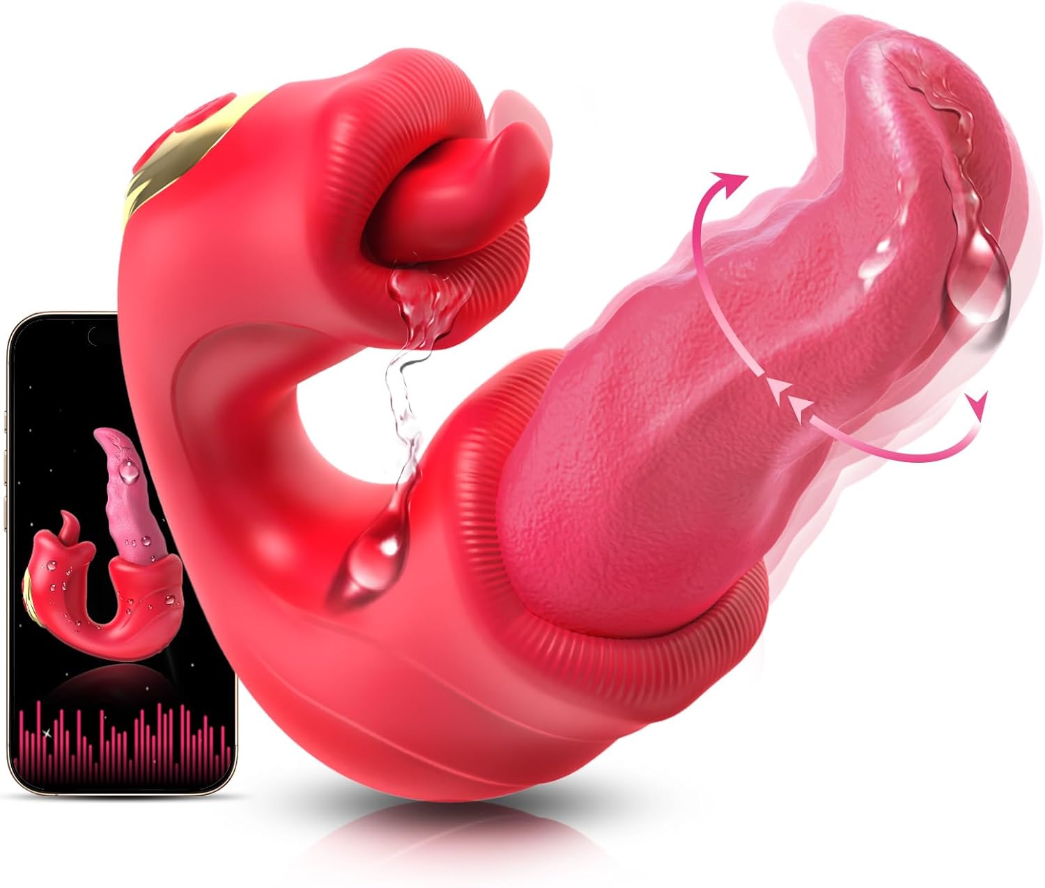 VibeWhip 4-in-1 Tongue Slap & Thrust Vibe