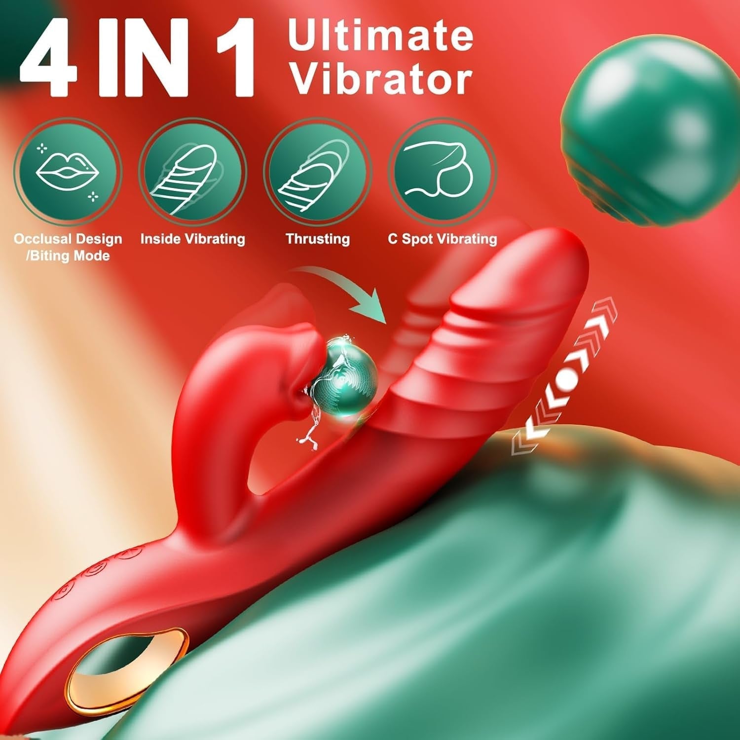 VeloraSync 4X Fusion Thrusting & Licking Vibrator
