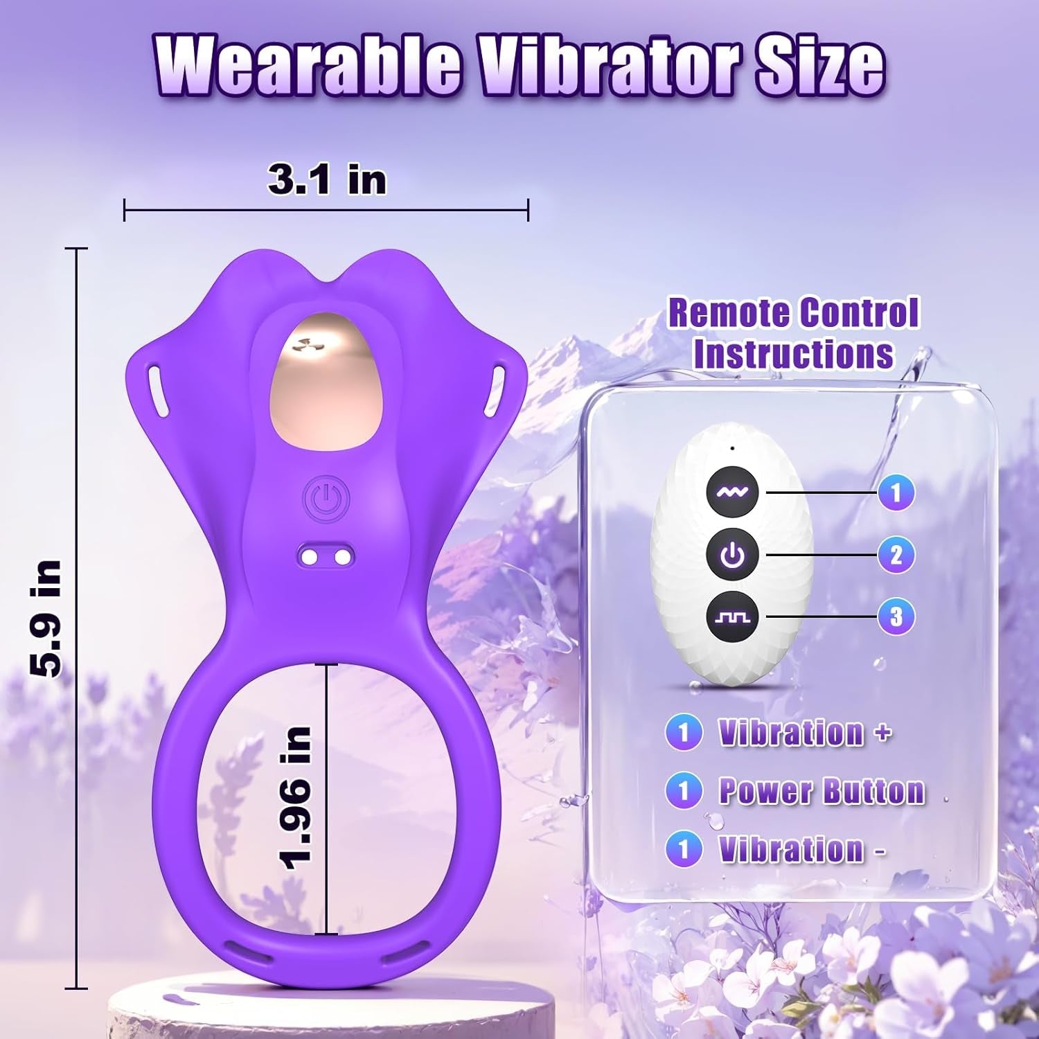 VioletClutch Couples Panty & Cock Ring Vibrator