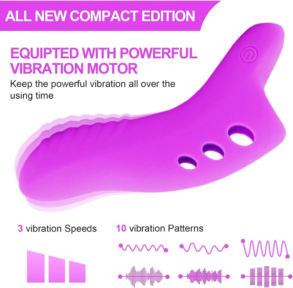 VioletFlick Mini Couples Finger Vibrator