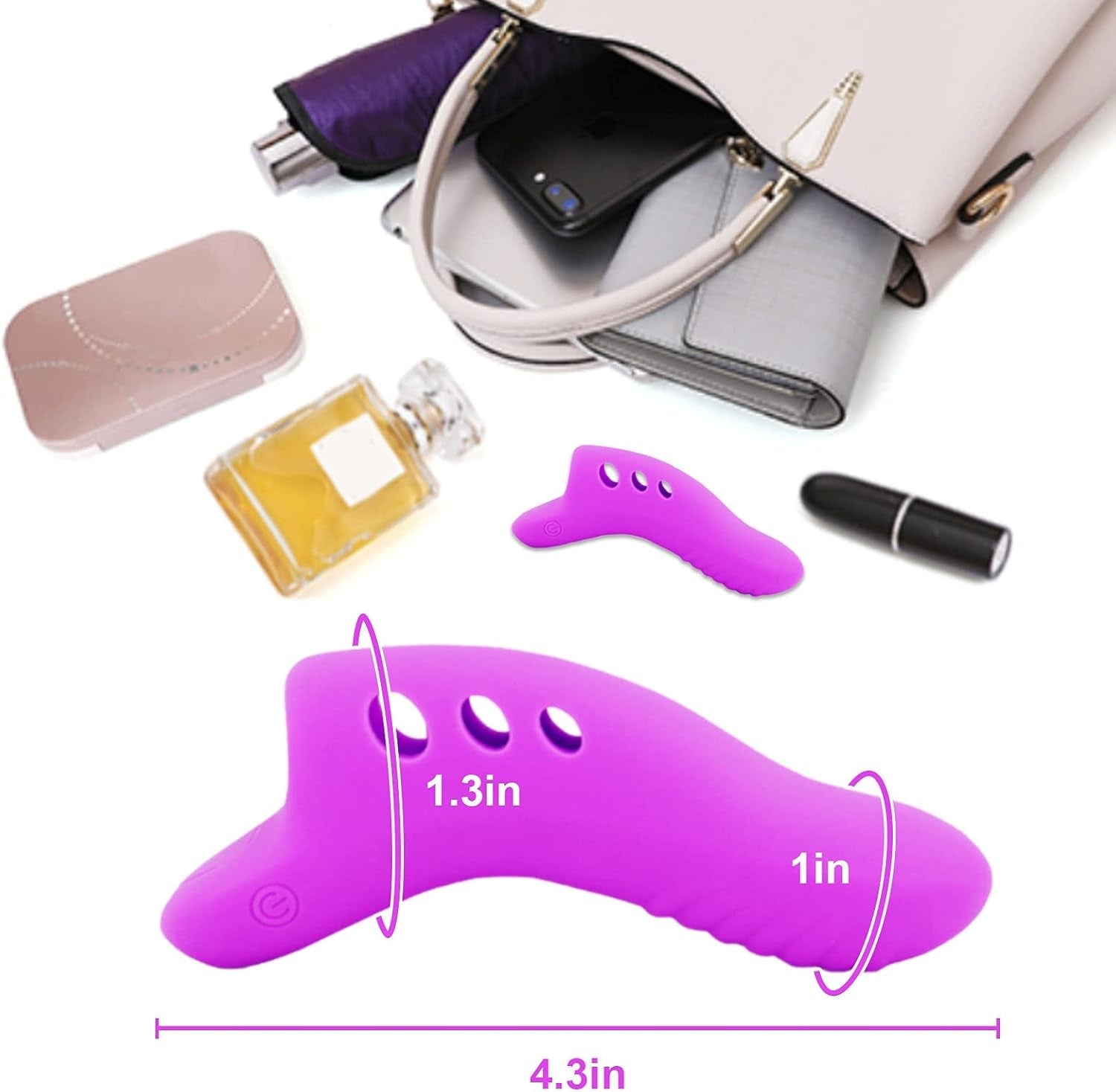 VioletFlick Mini Couples Finger Vibrator