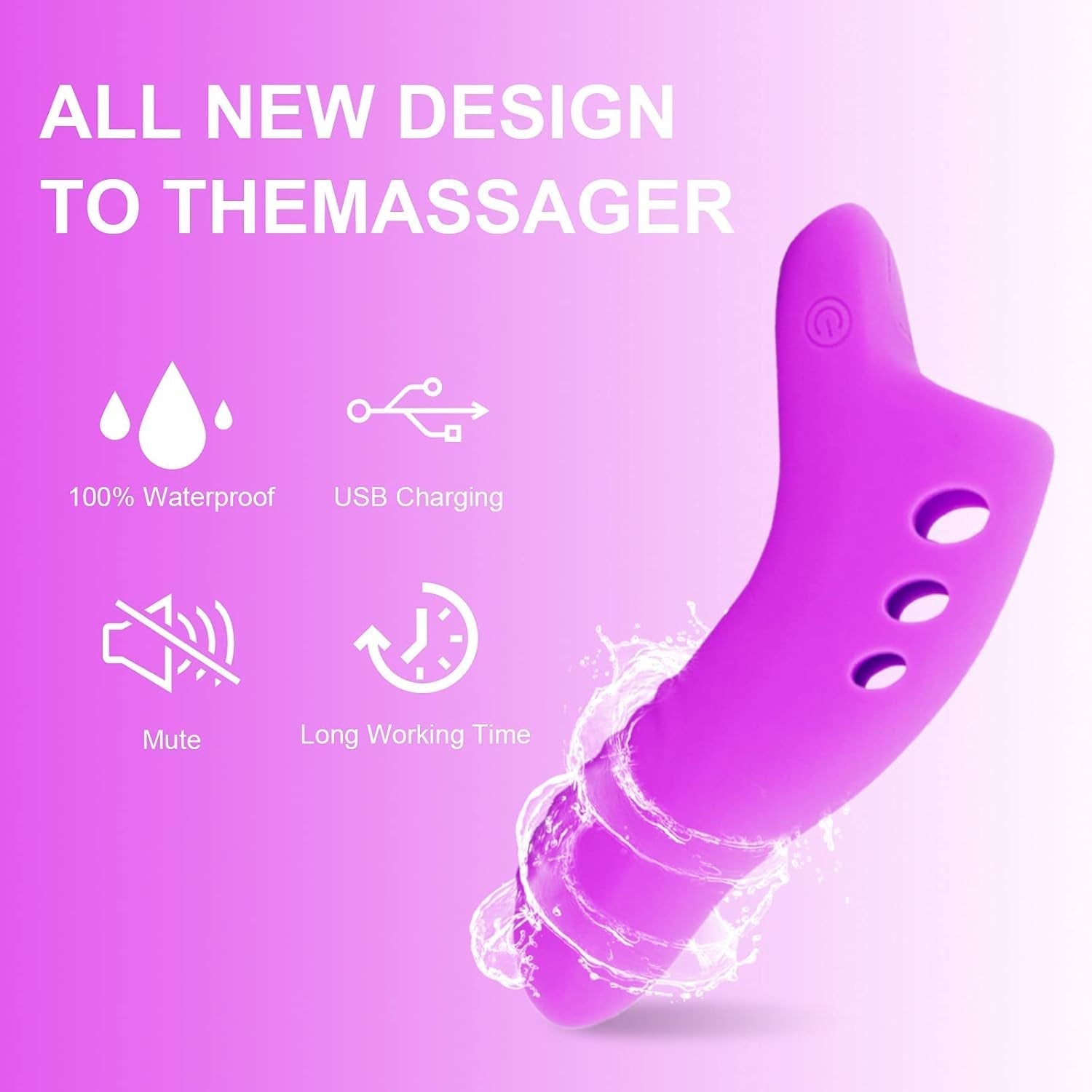 VioletFlick Mini Couples Finger Vibrator
