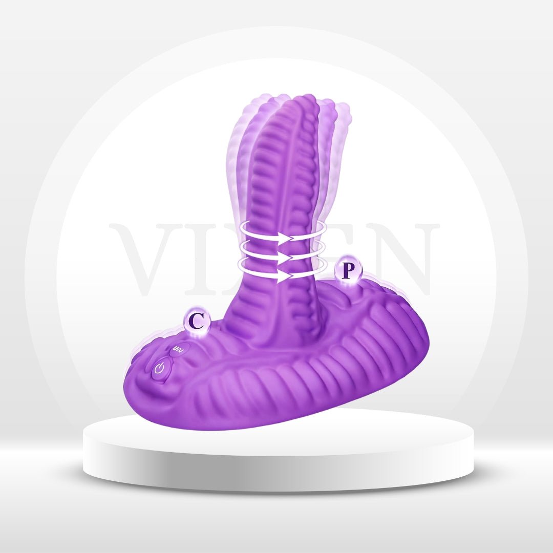 VioletGrind Powerful Riding Dildo Vibrator
