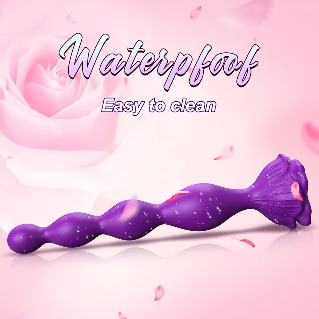 VioletKiss Rose Anal Beads Vibrator with 9 Modes