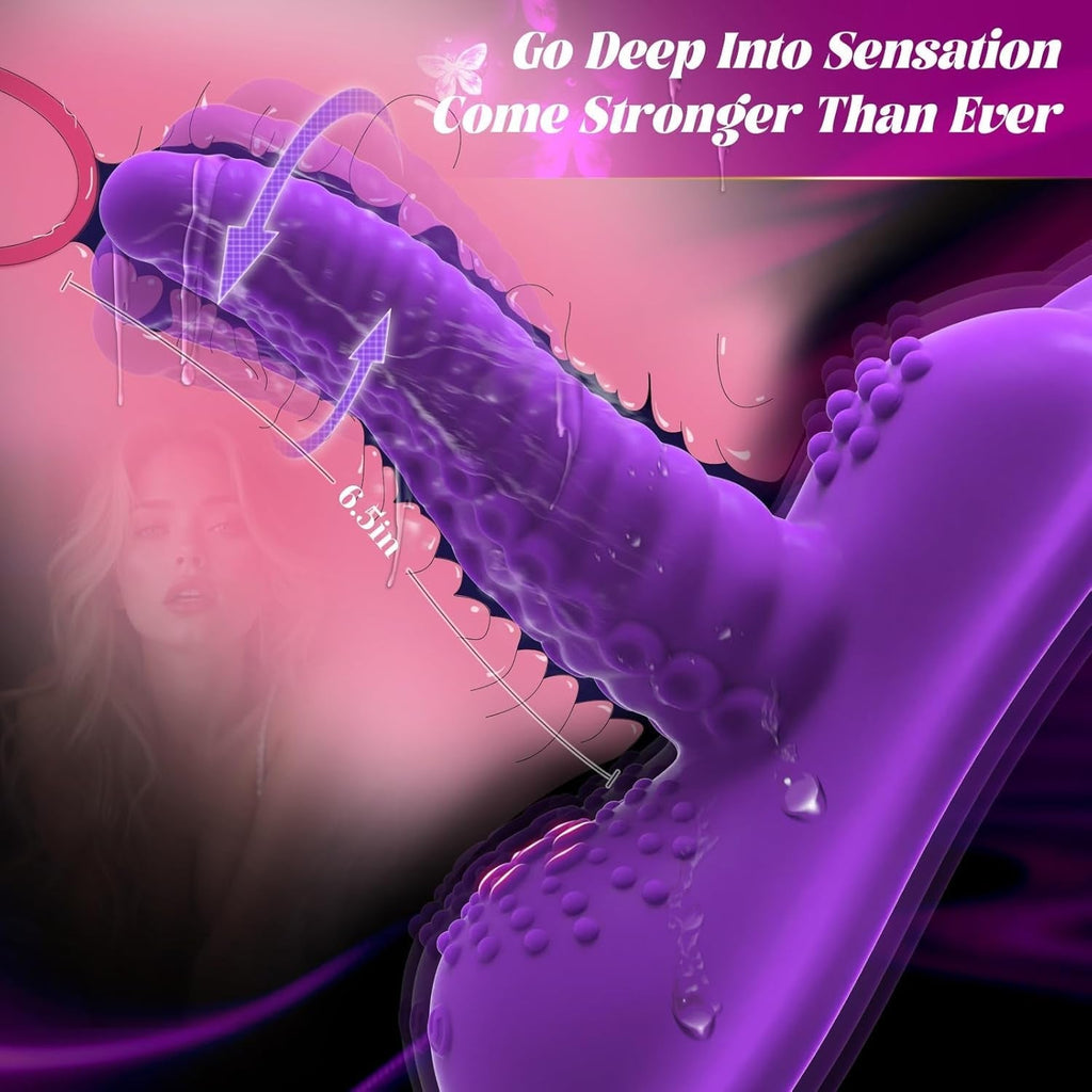 VioletKraken Triple Motor Ride-On Tentacle Dildo Vibrator