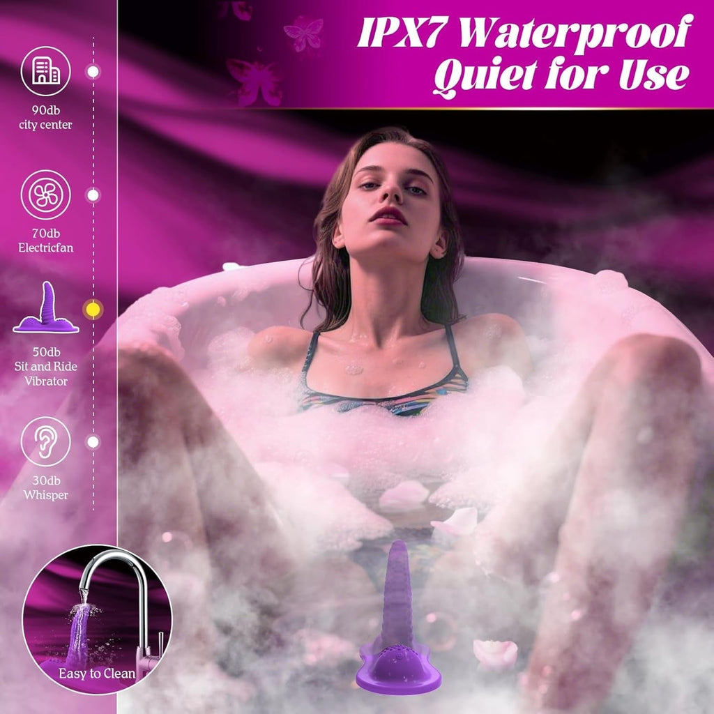 VioletKraken Triple Motor Ride-On Tentacle Dildo Vibrator