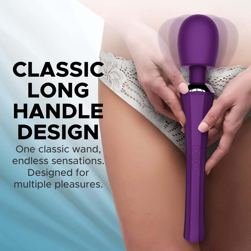VioletReach Cordless Stimulation Wand Vibrator