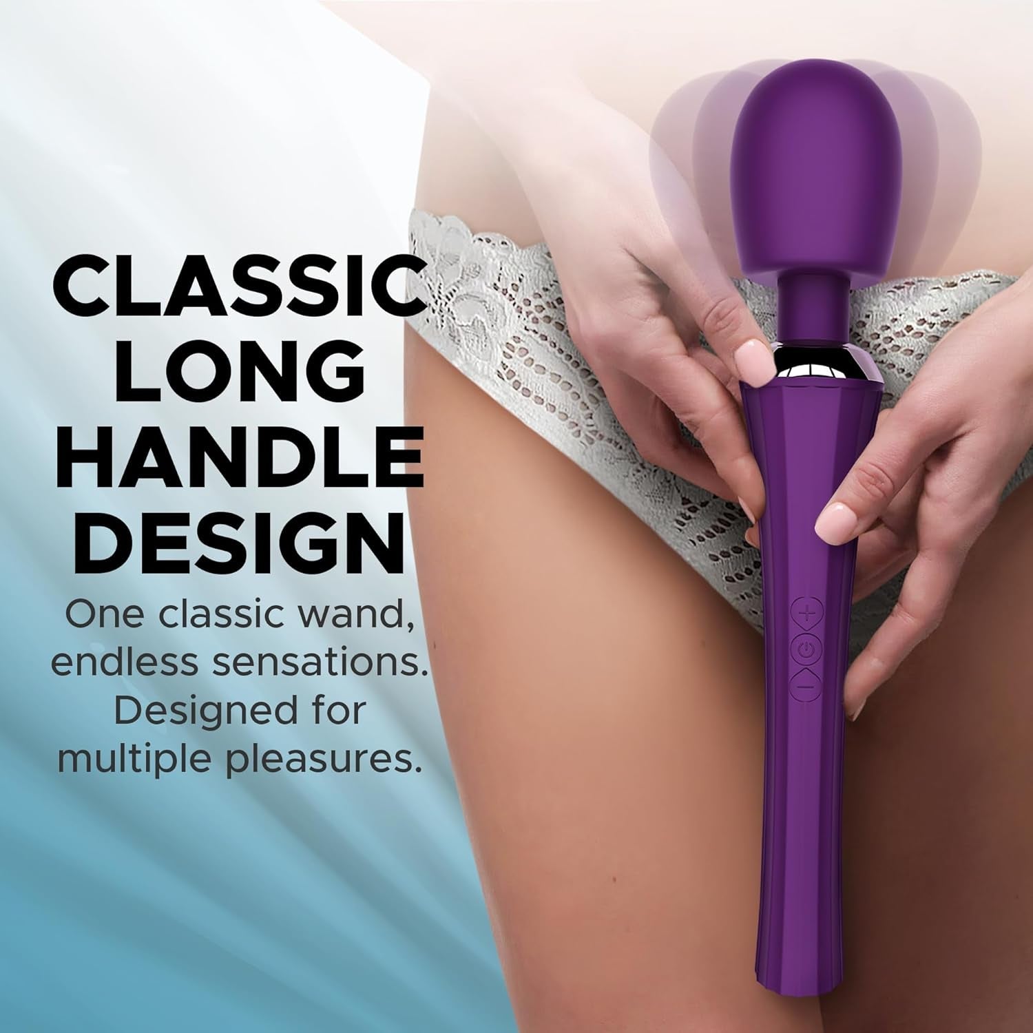 VioletReach Cordless Stimulation Wand Vibrator