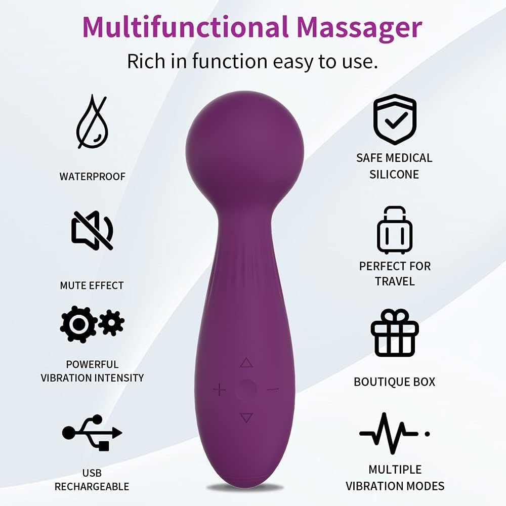 VioletRush Clit Stimulation Wand Vibrator