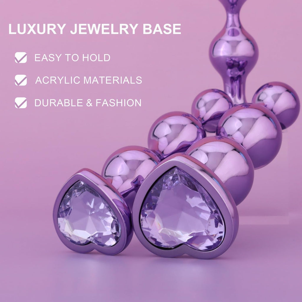 VioletSteel Luxe Butt Plug Trio
