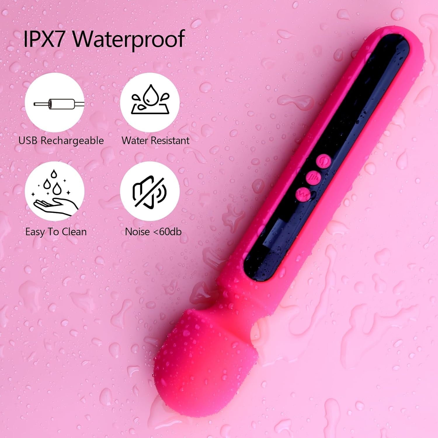 VisionVibe LCD Wand Vibrator