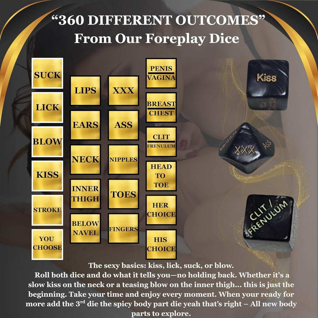 Vixen Roll & Ravish Sexy Couples Dice Game
