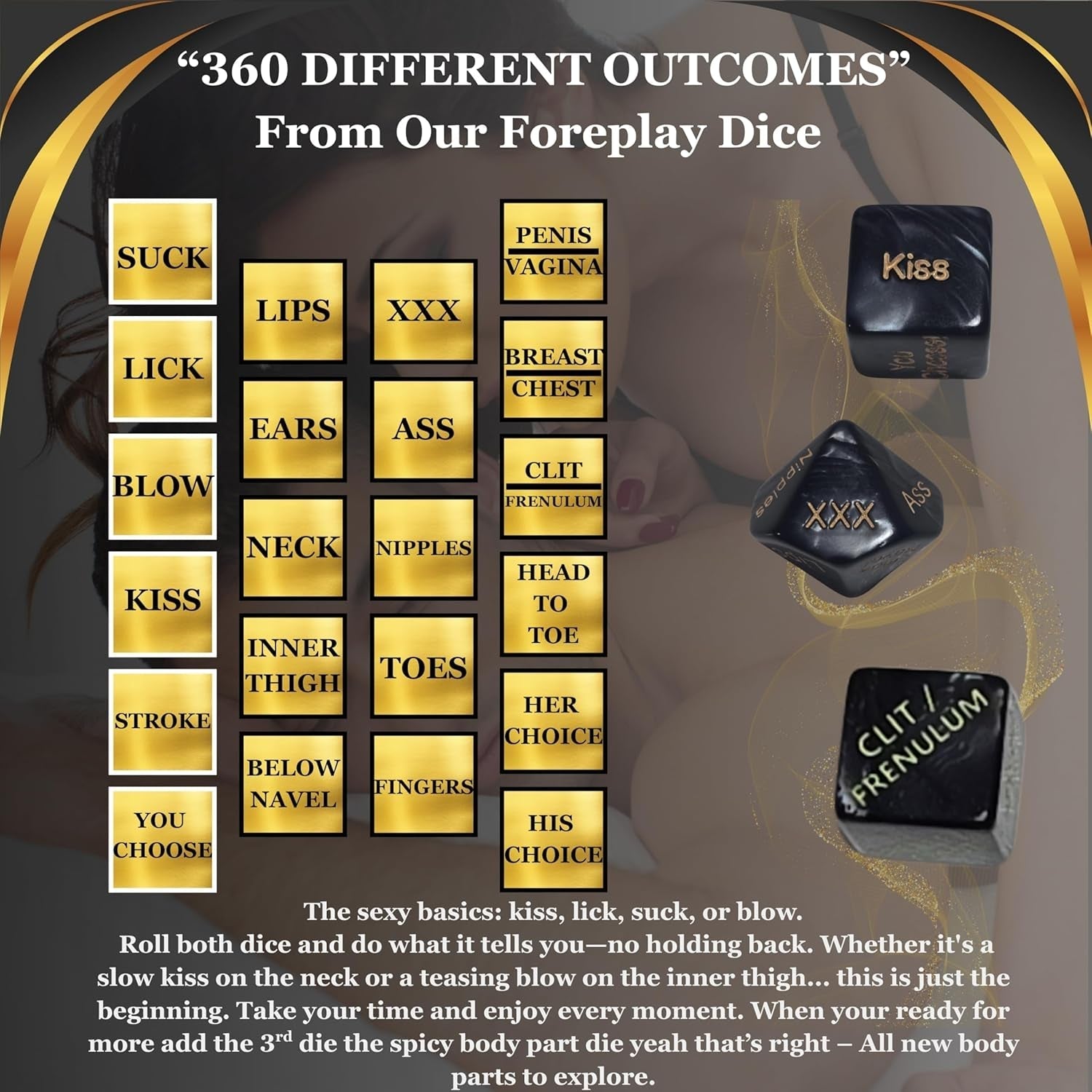 Vixen Roll & Ravish Sexy Couples Dice Game