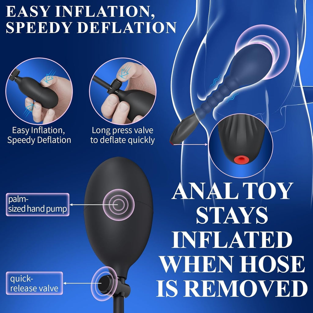 VixenBloom Inflatable Anal Beads Prostate Massager