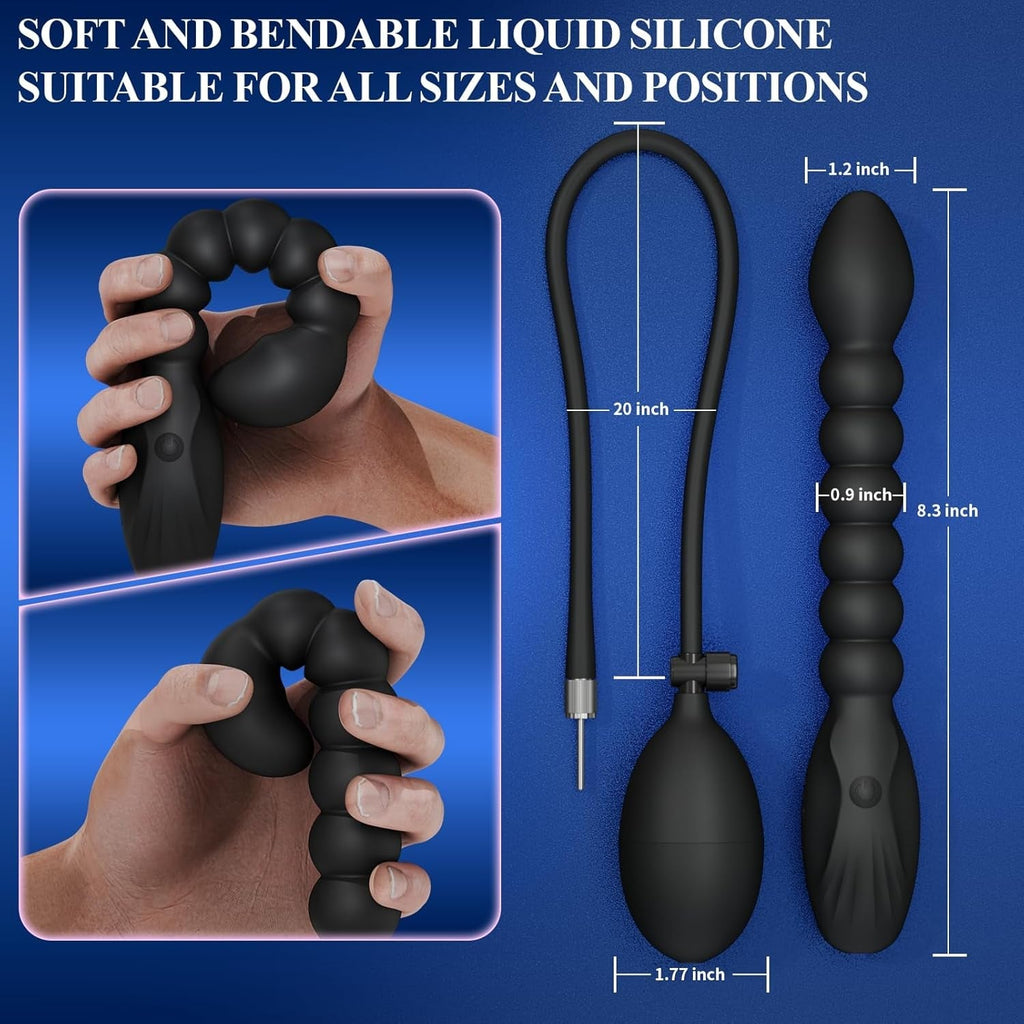 VixenBloom Inflatable Anal Beads Prostate Massager