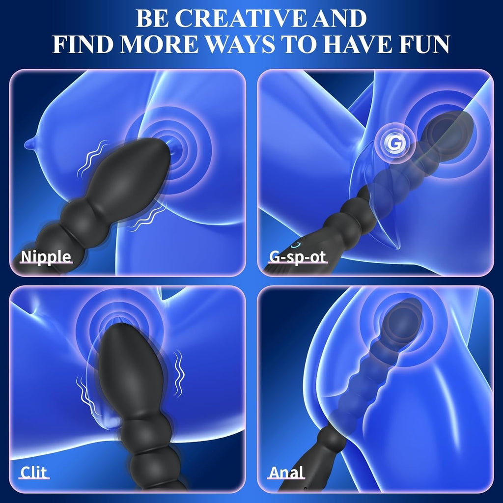 VixenBloom Inflatable Anal Beads Prostate Massager