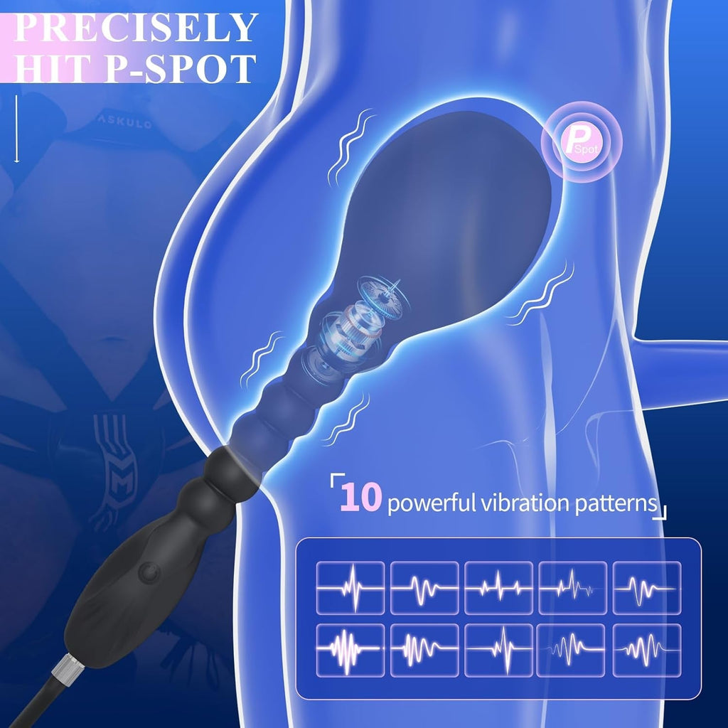 VixenBloom Inflatable Anal Beads Prostate Massager