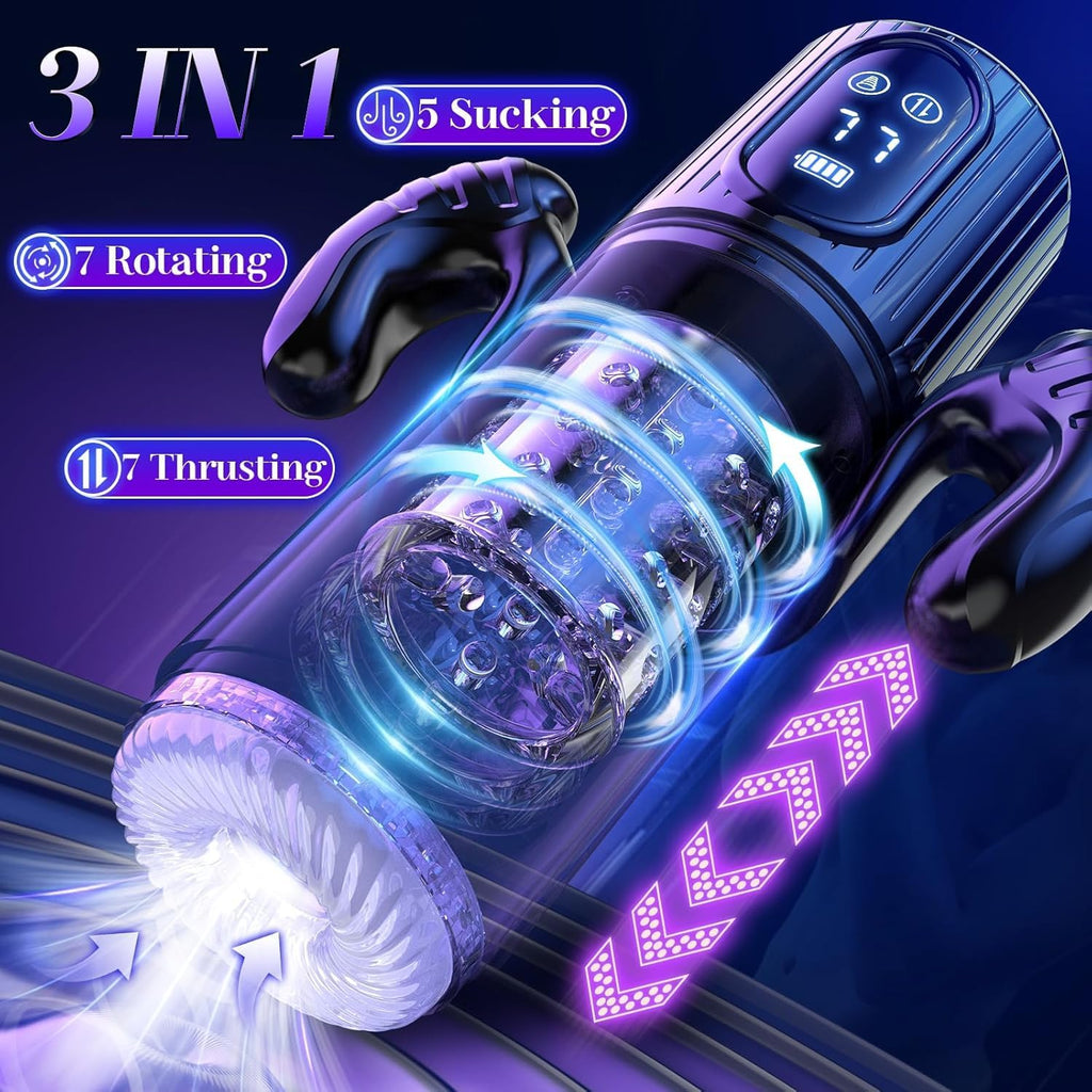 VixenCore 5-in-1 Thrusting Penis Pump Stroker