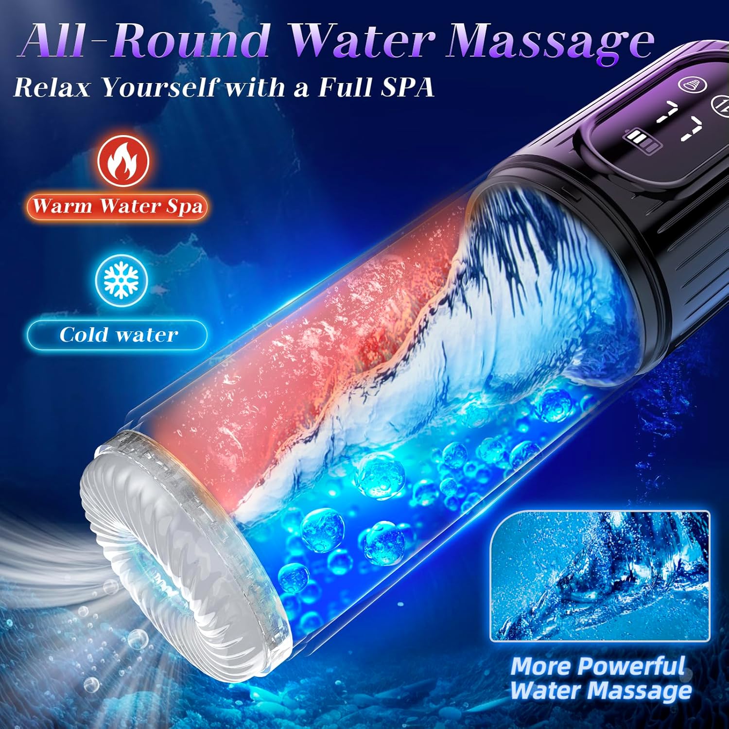 VixenCore 5-in-1 Thrusting Penis Pump Stroker