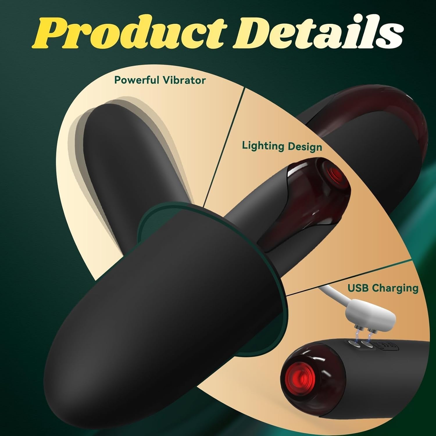 VixenGlow Mini Lipstick Bullet Vibrator